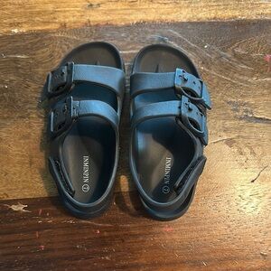 Black Kids Sandals